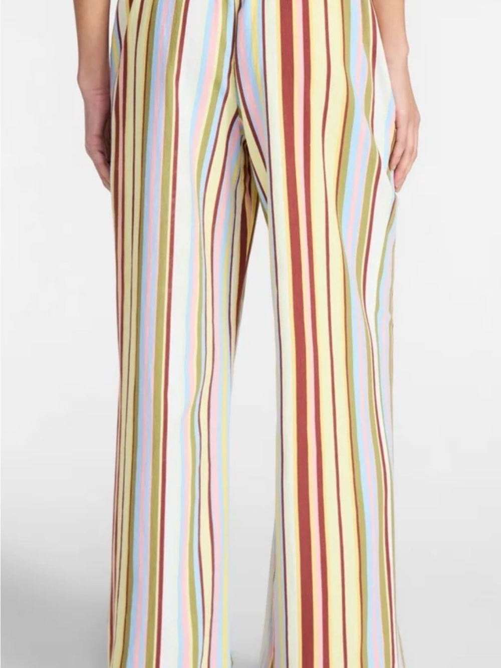 Retro Stripe Wide Leg Beach Pants - XXL (20) - Picture 9 of 9